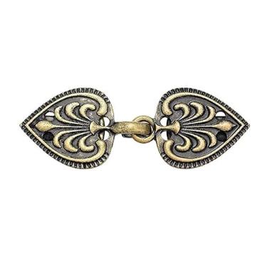 Imagem de Broche dourado para vestido manto cachecol prendedor de gravata fecho de roupas presentes de amizade mulheres Natal, Medium, Latão, Sem Pedra Preciosa