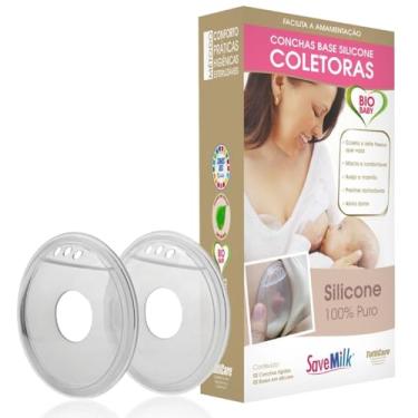 Imagem de SaveMilk Conchas Para Amamentação Com Base Flexível Em Silicone Incolor