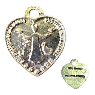 Imagem de Kit 10 Medalhas Pingentes Coleira Cães E Gatos Pet - Amor Lindo Boutiq