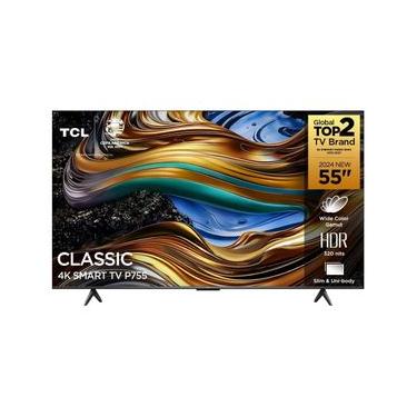 Imagem de Smart TV 55” Ultra HD 4K TCL 55P755 LED Google TV Dolby Vision Atmos HDR10+