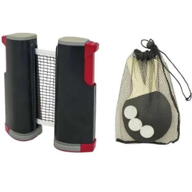 Imagem de Kit Tênis de Mesa Dribbling Instant Unissex - Preto-Unissex