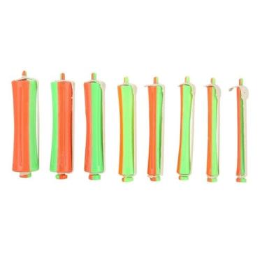 Imagem de Cryfokt Rolos de Cabelo 80pcs Onda Calor Perm Rod Curlers para Fácil Cabeleireiro Em Casa Salão de Beleza