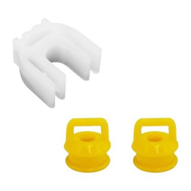 Imagem de SWQS Kit de reparo de bucha de cabo de conexão de câmbio de transmissão, 3 peças para Chevy Silverado 1500 2500 3500 4.3L 5.3L GMC JEEP RAM Dodge Buick Cadillac 2004-2020 Bucha de cabo de mudança