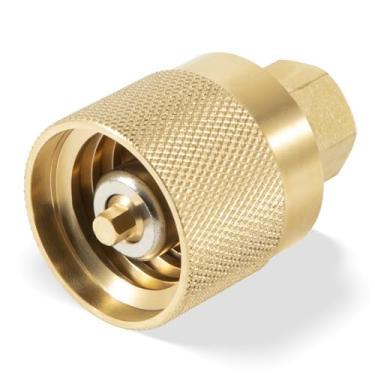 Imagem de RE7141F Conector de tanque de propano de empilhadeira fêmea válvula adaptadora de montagem de empilhadeira, instalação rápida