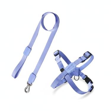 Imagem de Peitoral em X Ajustável com Guia para Cães – Violeta P