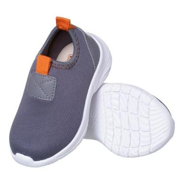 Imagem de Tênis Infantil Masculino Calce Fácil Menino Confortável Escolar Macio 