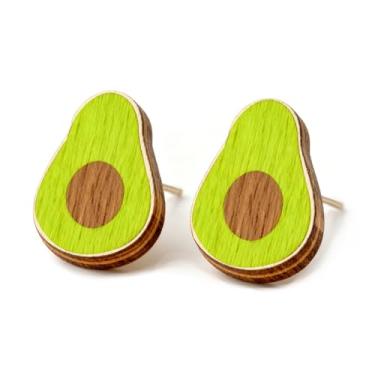 Imagem de Brincos de madeira para mulheres, pé grande, softball, tênis, pinguim, tartaruga, cão, gato, vaca, pato, Papai Noel, preguiça, hipopótamo, margarida, golfinho, fofo, vintage, hipoalergênico, brincos