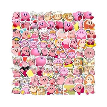 Imagem de Adesivos Kawaii Kirby De Anime E Jogos, 100 Peças, Brinquedo Infantil 