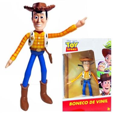 Imagem de Boneco Woody Toy Story Braços e Cabeça Articulados Disney Pixar - Líde