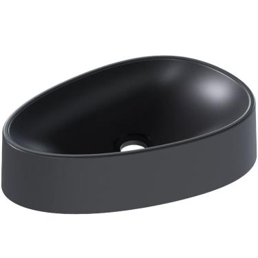 Imagem de Cuba Sintética Petra Preto Fosco 43cm - P103493 - COZIMAX