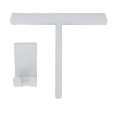 Imagem de AYNEFY Rodo de Chuveiro para Portas de Vidro, Rodo de Espelho de Janela de Silicone Doméstico Com Gancho para Remover Banheiro, Vidro, Cozinha, Azulejo, Parede, (S)