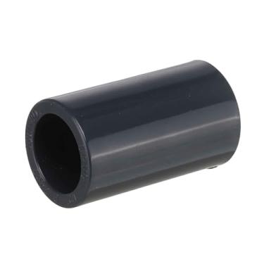 Imagem de DTGN 1 peça de encaixe de acoplamento de tubo de PVC de 2 1/5.1 cm, SCH80 (SOC x SOC) conectores de soquete deslizante de PVC de grau de móveis, acessórios de tubo de pressão reta para uso doméstico
