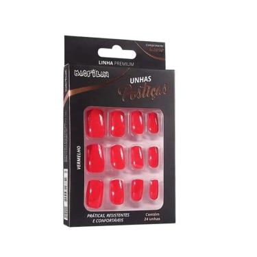 Imagem de Unha Postiça Vermelho Macrilan