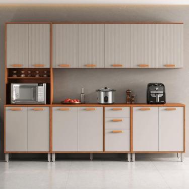 Imagem de Cozinha Completa Itatiaia 270cm Mdp Cinamomo-fendi Itafriz
