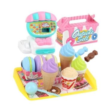 Imagem de Brinquedo De Caixa Registradora Eletrônica Para Crianças Acima De 3 An