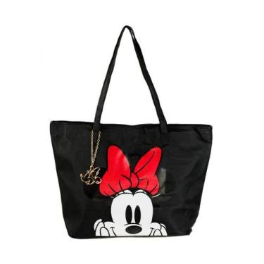 Imagem de Bolsa Pingente Dourado Minnie 32x16x46cm Disney