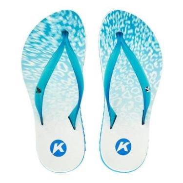 Imagem de Sandália Kenner Feminina New Ibiza Onça Azul-Feminino
