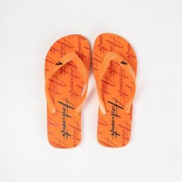 Imagem de Chinelo Masculino Acostamento Escrita Laranja-Masculino