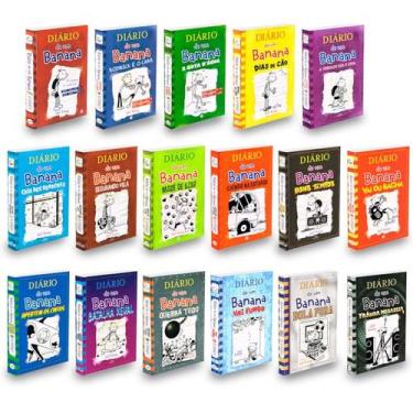 Imagem de Coleção Diário de um Banana - 17 Livros (Vol. 1 ao 17) Capa Dura - VER
