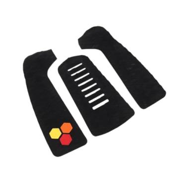 Imagem de Colaxi Deck antiderrapante para prancha de surf, em EVA preto, ideal para pranchas de stand up paddle, longboard e skimboard.
