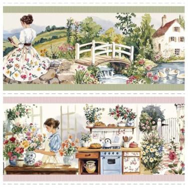 Imagem de Tecido Tricoline Digital Barrado Liberty 100% Algodão