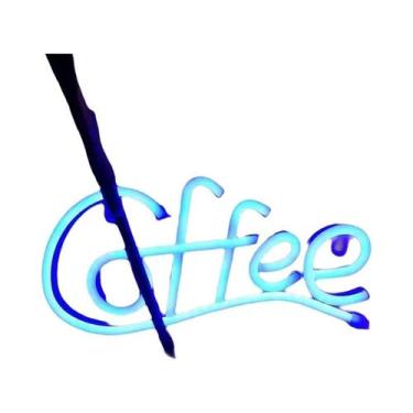 Imagem de Letreiro Neon LED USB Para Café, Bar, Casa E Decoração De Parede De Re