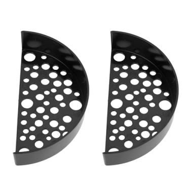 Imagem de Cryfokt Camarão Esconde Abrigo Espaçoso de Plástico Resistente para Aquário de Tanque de Peixes, Conjunto de 2, Camarão Juvenil e Adulto, Ambiente de Reprodução Seguro, Condições de Vida (Preto)