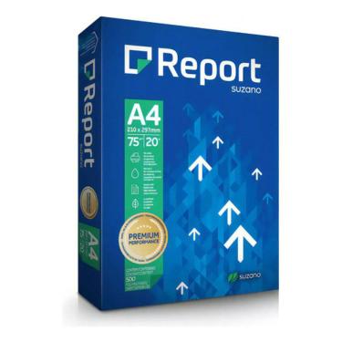 Imagem de Papel Sulfite A4 Report Premium Resma Com 500 Folhas Branco 75 G