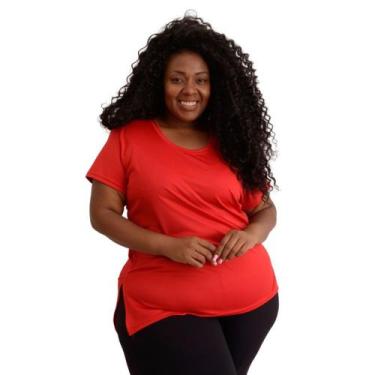 Imagem de Camiseta Feminina Plus Size Tapa Bumbum Mullet Academia - FR Moda Fitn