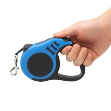 Imagem de Guia Retrátil para Cachorro (AZUL)