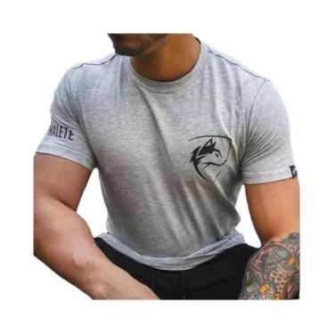 Imagem de Camiseta De Treino Esportiva Masculina De Verão Em Algodão Elástico Co