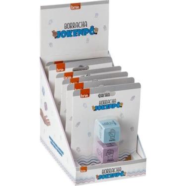 Imagem de Borracha Decorada Jokenpô Display com 6 Blisters com 2 Unidades - BRW