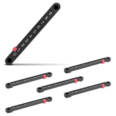 Imagem de equlup Marcador de pontuação de futebol, 6 peças de bola de futebol americano Air Hockey marcador marcador de pontuação mini placa de pontuação para mesas de pebolim