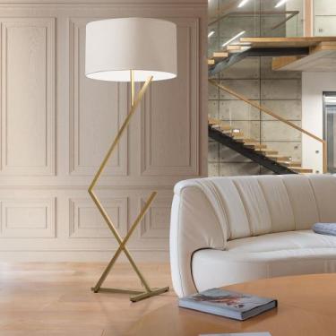 Imagem de Luminária De Chão Abajur De Piso Com Pés De Ferro E Cupula Bali - DTH