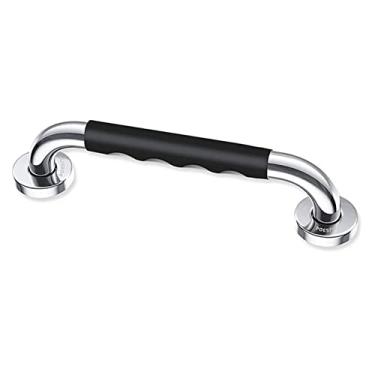 Imagem de Domary BARRA DE APOIO DE SEGURANÇA AÇO INOXIDÁVEL PUNHO DUCHE ANTI-ESPERGAMENTO CAPA SILICONE BANHEIRO AJUDA EQUILÍBRIO IDOSOS CRIANÇAS GRÁVIDAS CORREDORES BANHEIROS