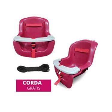Imagem de Balanço Infantil Bebê Brinquedo Cores - Cia do Pula Pula, Vermelho