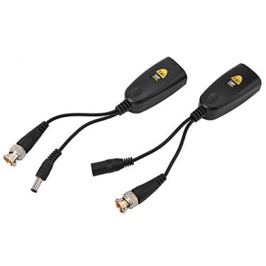 Imagem de Dioche 1 par de 5mp Alta Definição Vídeo Power Balun Transceptor par Trançado Transmissor para de Câmera de Segurança Cctv Plástico Abs 12v48v