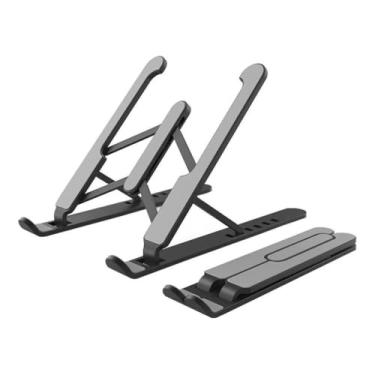 Imagem de Suporte Para Notebook Dobrável Stand E Ajustável(Preto)
