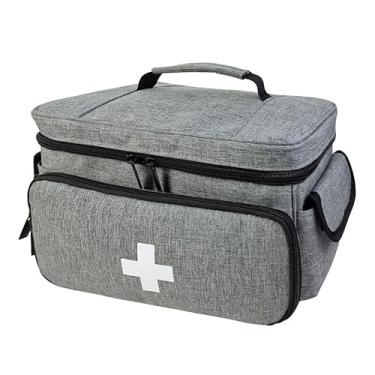 Imagem de Bolsa Médica Organizadora De Cuidados A Domicilio (Cinza)