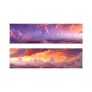 Imagem de Fita Adesiva Decorativa Washi Tape Nuvens No Céu 50mm X 2m Para Scrapb