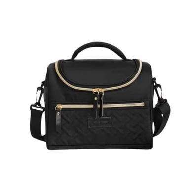 Imagem de Bolsa Térmica Isotérmica para Almoço de Grande Capacidade de 10L, Cor Sólida, Multifuncional, À Prova de Vazamentos(preto)