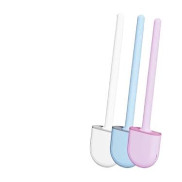 Imagem de Escova Sanitária De Para Limpar Privada Banheiro Vaso Sanitário Com Suporte E Adesivo Para Parede(Sortido,Kit 1)