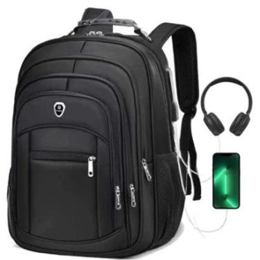 Imagem de Mochila Executiva Notebook Escolar Viagem Passeio Grande Reforçada-Unissex