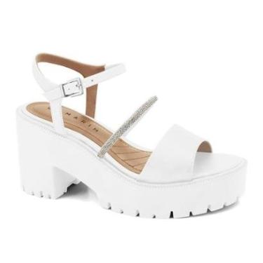 Imagem de Sandalia Ramarim 2354225 Salto Grosso Tratorada Feminina-Feminino