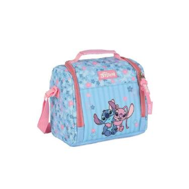 Imagem de Lancheira Térmica Escolar Stitch e Angel Original Disney Luxcel