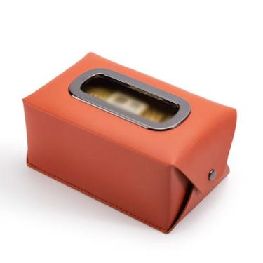 Imagem de Porta-toalhas de papel Recipiente multifuncional de armazenamento de lenços de estilo simples caixa de lenços recipiente de armazenamento de papel de mesa recipiente de lenços