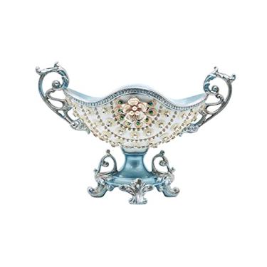 Imagem de Travessas de doces de festa, pratos de sobremesa, bandejas de frutas, lanches, tigelas de frutas, tigelas decorativas de resina, 36 x 24 cm