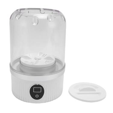 Imagem de Semme Máquina de Lavar Roupa Portátil, Sem Fio, Recarregável, Mini Lavadora, 1000rpm, Carregamento Rápido para Roupas íntimas, Meias, Viagem, Uso Doméstico, Branca