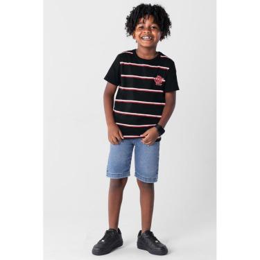Imagem de Camiseta Unissex Flamengo em malha Infantil Brandili-Masculino