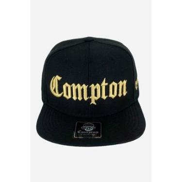 Imagem de Boné Compton Aba Reta Snapback Classic Dourado-Unissex